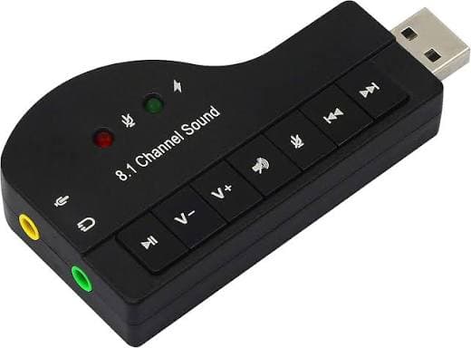 USB SOUND ADAPTER 8.1