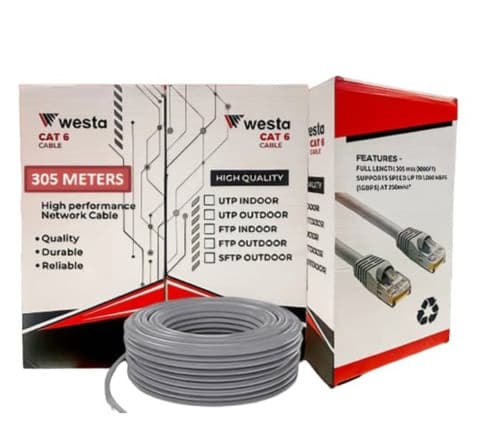 CAT 6 CABLE UTP WESTA 305M