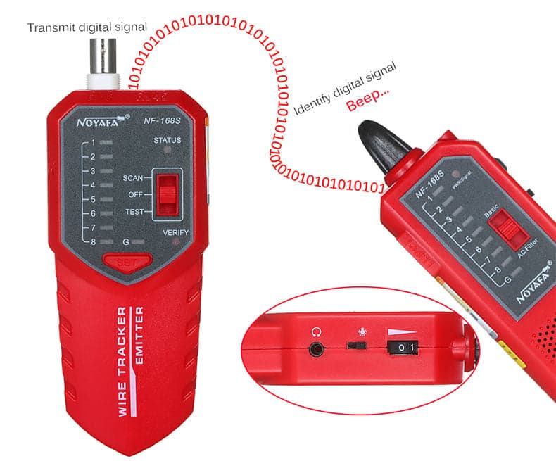 CABLE TESTER/ WIRE TRACKER NF168S